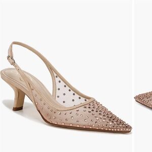 Sam Edelman Studded Tan Slingback Sandals